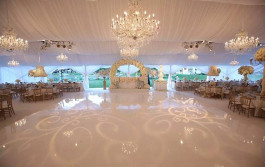 Wedding dance floor & lighting