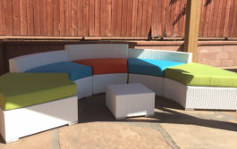 White Outdoor Furniture Rental